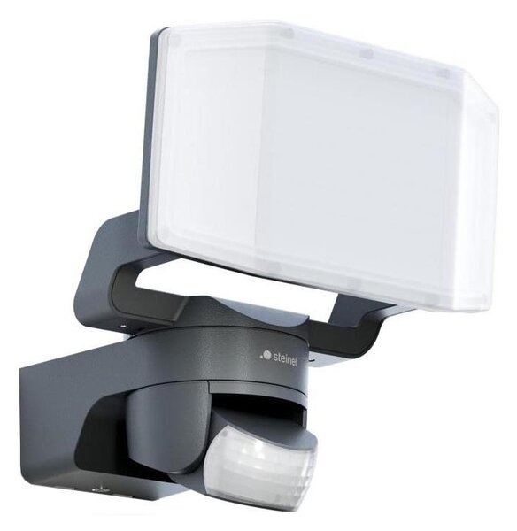 Steinel 090012 - Riflettore LED con sensore LED/14,3W/230V 3000K IP54 antracite