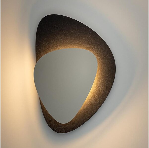 Applique a LED PEDRA LED/7W/230V nero/beige