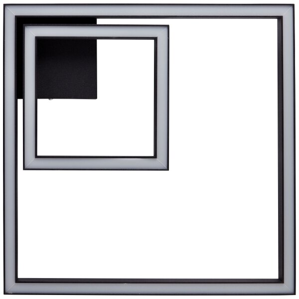 Brilliant - Plafoniera LED QUON LED/24W/230V 3000K 40x40 cm nero
