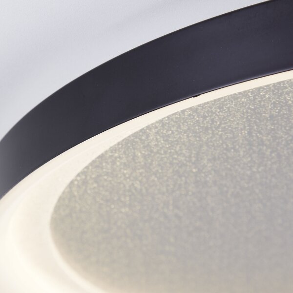 Brilliant - Plafoniera LED dimmerabile QUITO LED/30W/230V 3000K diametro 42 cm nero