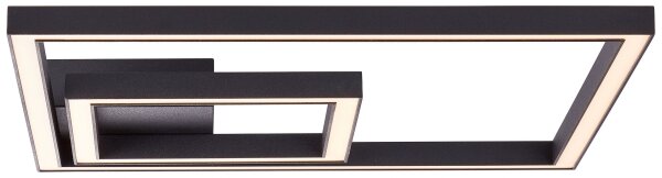 Brilliant - Plafoniera LED QUON LED/24W/230V 3000K 40x40 cm nero