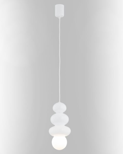 Argon 8785 - Lampadario da bagno su filo ORLANDO PLUS 1xG9/6W/230V IP44 bianco