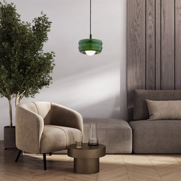 Argon 8815 - Lampadario a sospensione con filo TEVO 1xG9/4,5W/230V verde