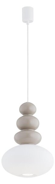 Argon 8819 - Lampadario a sospensione con filo DIEGO 1xGU10/5W/230V bianco/grigio