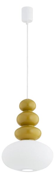 Argon 8821 - Lampadario a sospensione con filo DIEGO 1xGU10/5W/230V bianco/marrone