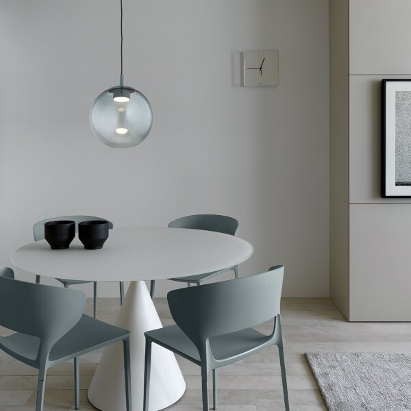 Argon 8830 - Lampadario a sospensione con filo SACRAMENTO 1xGX53/8W/230V verde/fumé