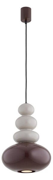 Argon 8820 - Lampadario a sospensione con filo DIEGO 1xGU10/5W/230V marrone/grigio
