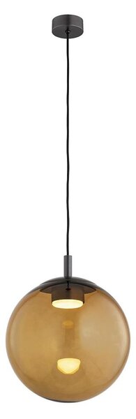 Argon 8831 - Lampadario a sospensione con filo SACRAMENTO 1xGX53/8W/230V marrone/fumé