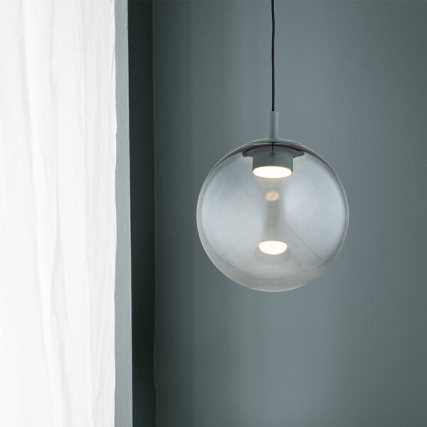 Argon 8830 - Lampadario a sospensione con filo SACRAMENTO 1xGX53/8W/230V verde/fumé