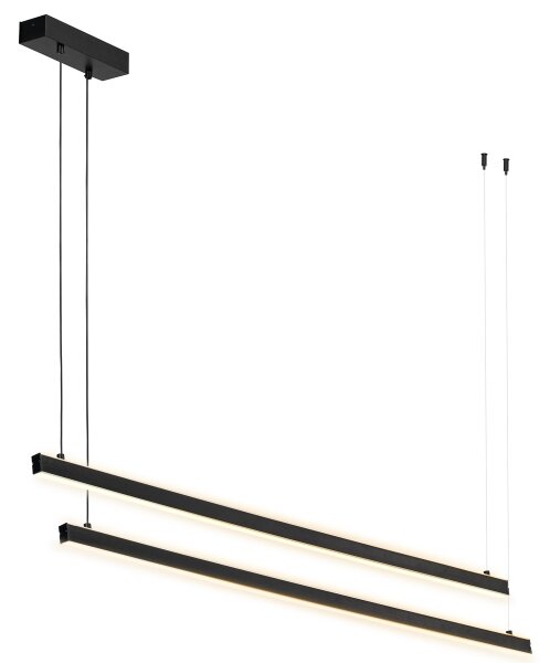 Argon 8838 - Lampadario LED a sospensione con filo MIAMI LED/74W/230V 3000K nero