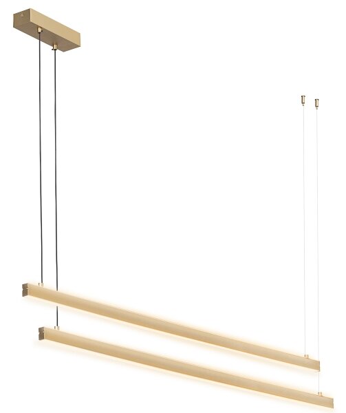 Argon 8839 - Lampadario LED a sospensione con filo MIAMI LED/74W/230V 3000K oro