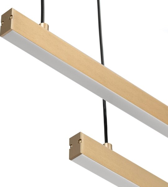 Argon 8839 - Lampadario LED a sospensione con filo MIAMI LED/74W/230V 3000K oro