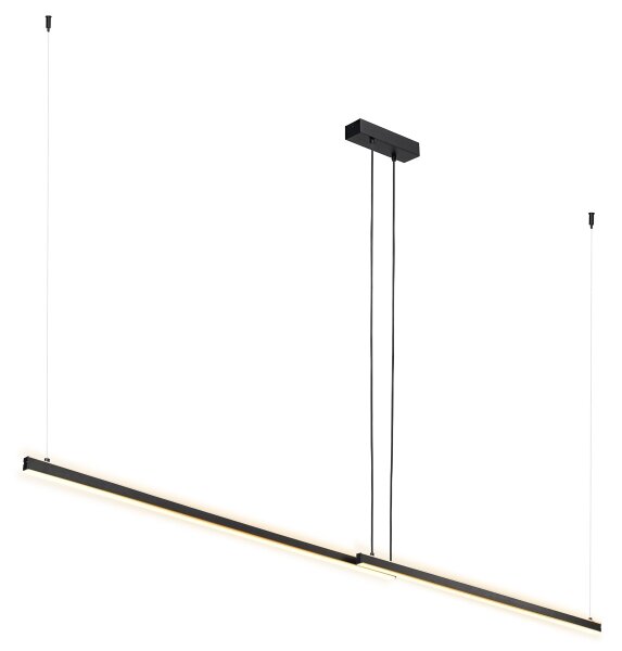 Argon 8838 - Lampadario LED a sospensione con filo MIAMI LED/74W/230V 3000K nero
