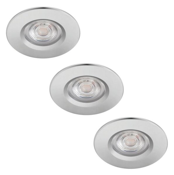 Philips - SET 3x Luce LED da bagno dimmerabile DIVE LED/5W/230V IP65