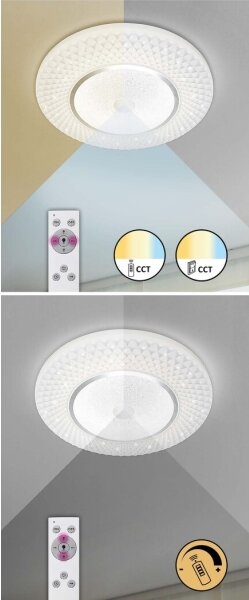 Rabalux 3254 - Plafoniera LED dimmerabile TORNADO LED/72W/230V + telecomando