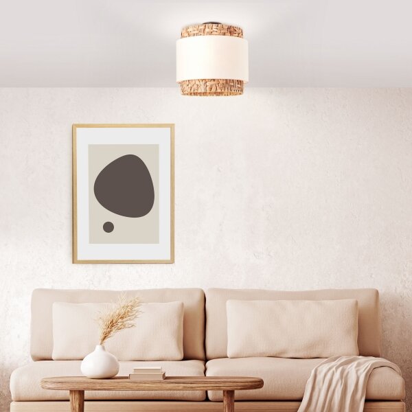 Brilliant - Plafoniera WATERLILLY 2xE27/60W/230V diametro 35 cm color crema