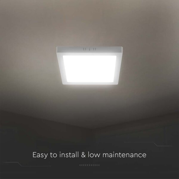 Plafoniera LED LED/6W/230V 4000K 12x12 cm bianco