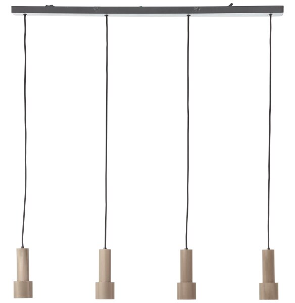 Brilliant - Lampadario a sospensione con filo CADIZ 4xGU10/10W/230V bronzo