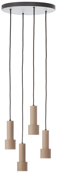 Brilliant - Lampadario a sospensione con filo CADIZ 4xGU10/10W/230V diametro 35 cm bronzo