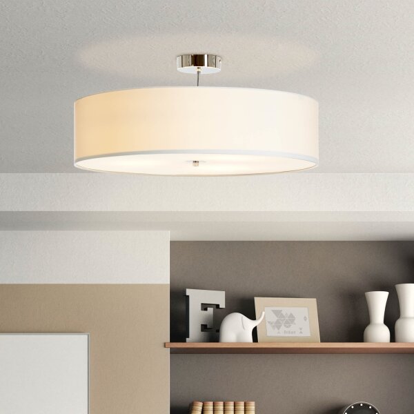 Brilliant - Lampadario a plafone ANDRIA 3xE27/60W/230V diametro 60 cm bianco
