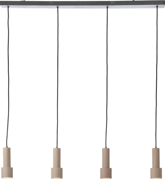 Brilliant - Lampadario a sospensione con filo CADIZ 4xGU10/10W/230V bronzo
