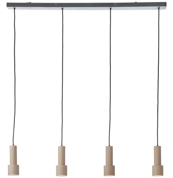 Brilliant - Lampadario a sospensione con filo CADIZ 4xGU10/10W/230V bronzo
