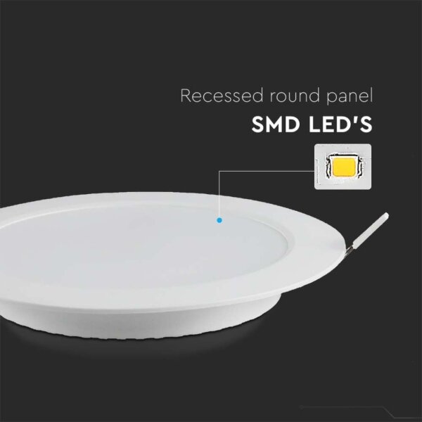 Lampada LED da incasso LED/6W/230V diametro 12 cm 3000K bianco