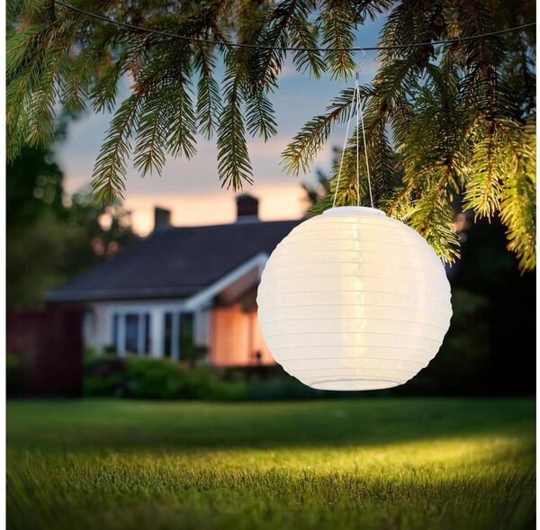 Globo 339700W - LED Lampada solare a sospensione LED/0,5W/3V IP44 bianco
