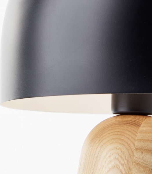 Brilliant - Lampada da tavolo NALAM 1xE14/40W/230V nero/cenere