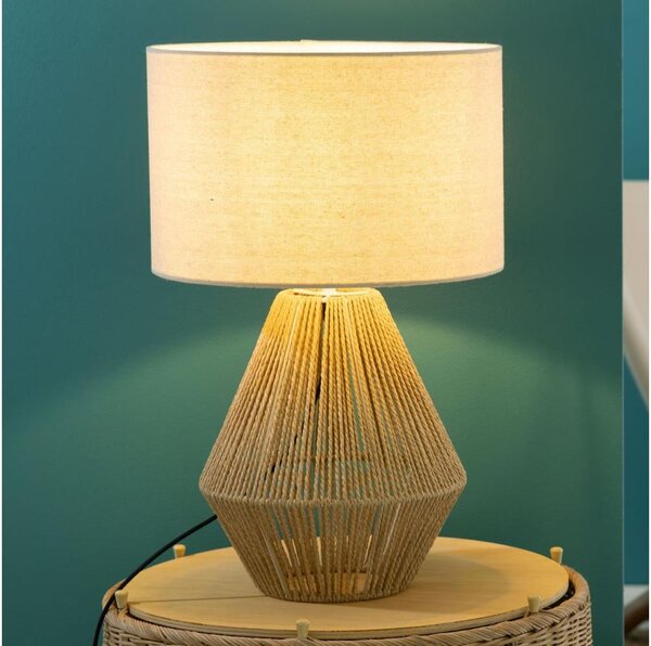 Brilliant - Lampada da tavolo LARAINE 1xE27/42W/230V beige