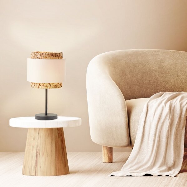 Brilliant - Lampada da tavolo WATERLILLY 1xE27/60W/230V color crema