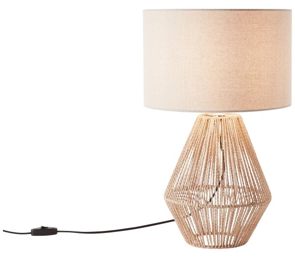 Brilliant - Lampada da tavolo LARAINE 1xE27/42W/230V beige