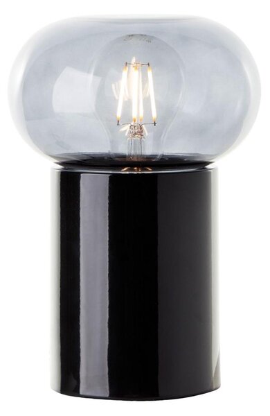 Brilliant - Lampada da tavolo KNUT 1xE27/25W/230V nero/limpido