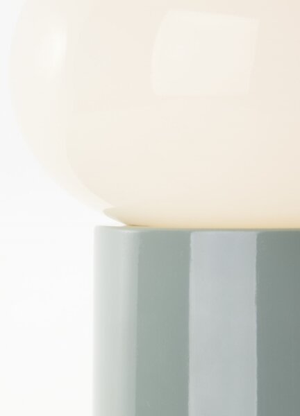Brilliant - Lampada da tavolo KNUT 1xE27/25W/230V verde/bianco