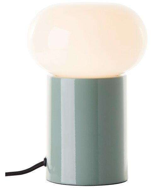 Brilliant - Lampada da tavolo KNUT 1xE27/25W/230V verde/bianco