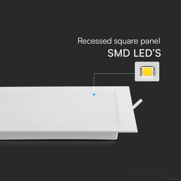 Lampada LED da incasso SAMSUNG CHIP LED/3W/230V 3000K 9x9 cm bianco