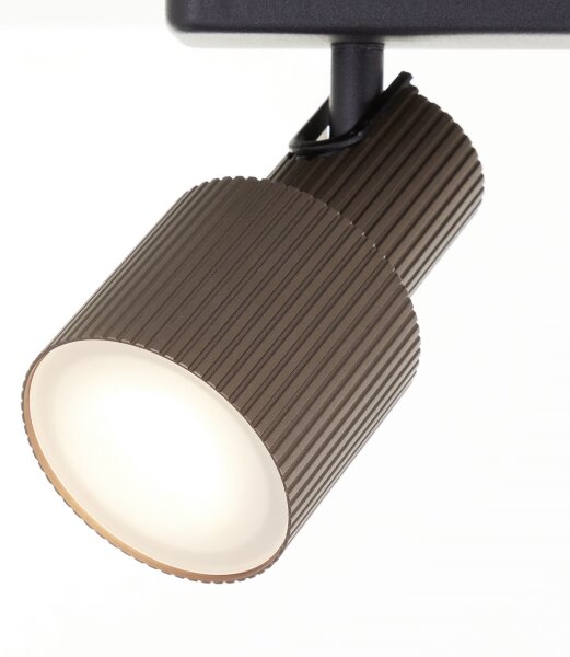 Brilliant - Faretto LED CADIZ 3xGU10/5W/230V bronzo
