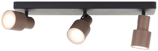 Brilliant - Faretto LED CADIZ 3xGU10/5W/230V bronzo