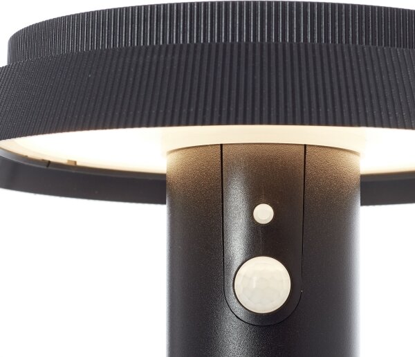 Brilliant - Lampada solare LED con sensore ALVERO LED/4W/3,7V 70 cm IP44 nero