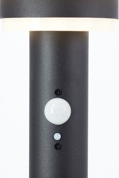 Brilliant - Lampada solare LED con sensore GARVINA LED/3W/3,7V 85 cm IP44 nero