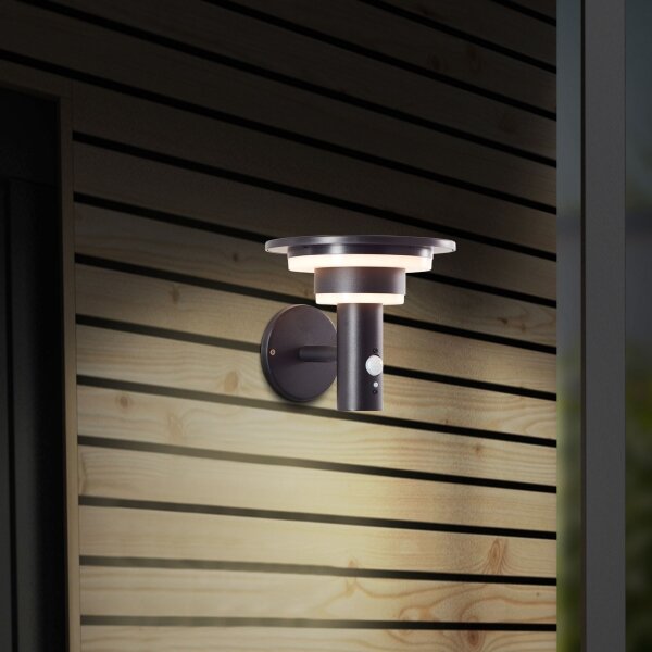 Brilliant - Applique a LED solare con sensore GARVINA LED/3W/3,7V IP44