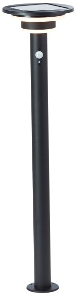 Brilliant - Lampada solare LED con sensore GARVINA LED/3W/3,7V 85 cm IP44 nero