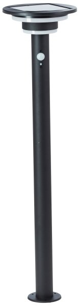 Brilliant - Lampada solare LED con sensore GARVINA LED/3W/3,7V 85 cm IP44 nero