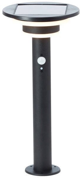 Brilliant - Lampada solare LED con sensore GARVINA LED/3W/3,7V 45 cm IP44 nero