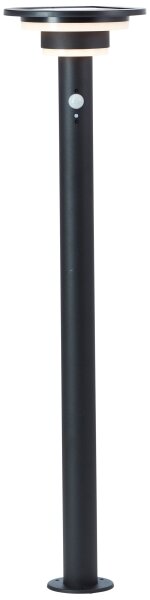Brilliant - Lampada solare LED con sensore GARVINA LED/3W/3,7V 85 cm IP44 nero