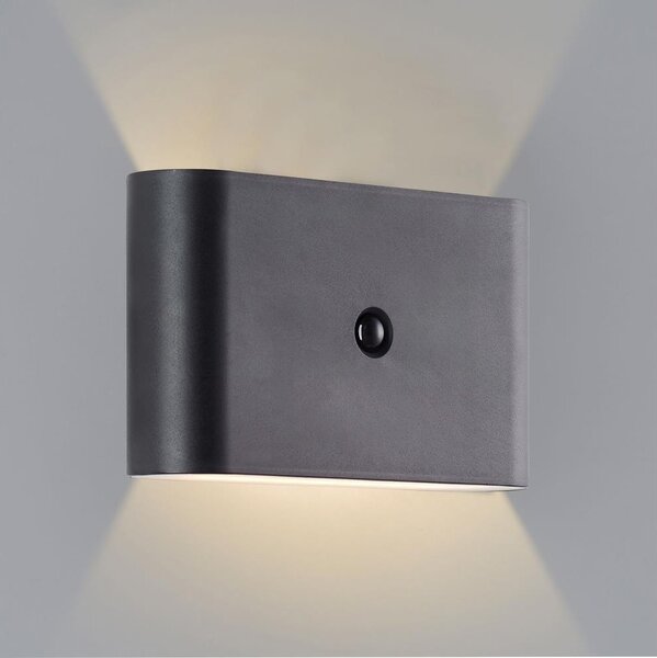 Brilliant - Lampada da parete LED ricaricabile esterna con sensore XINO LED/3W/5