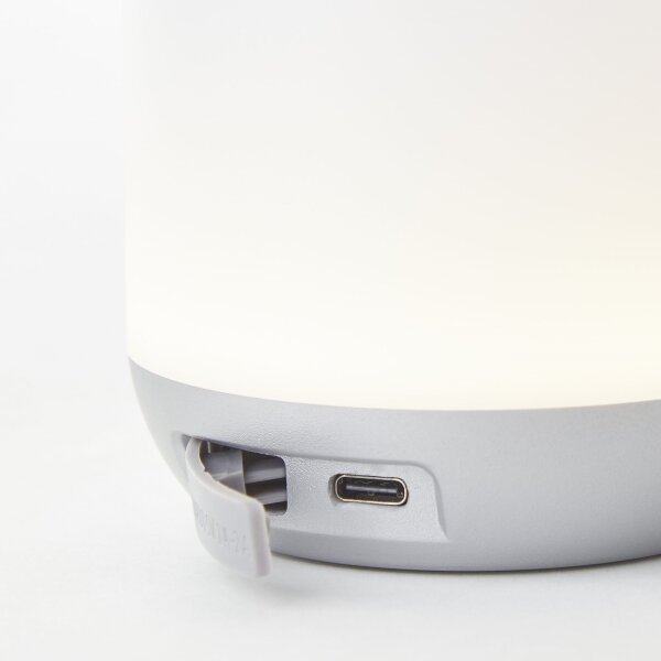 Brilliant - Lampada da tavolo LED da esterno dimmerabile GEMMA LED/1,9W/5V IP44 bianco