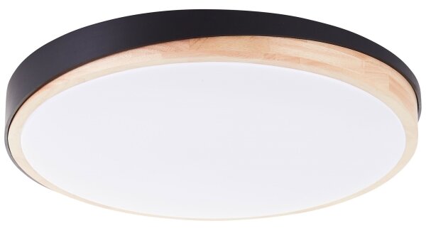 Brilliant - Plafoniera LED dimmerabile BAARLO LED/36W/230V diametro 50 cm nero + +TC