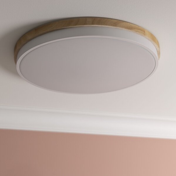 Brilliant - Plafoniera LED dimmerabile BAARLO LED/36W/230V diametro 50 cm bianco + +TC