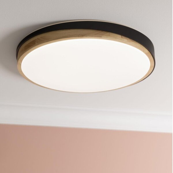 Brilliant - Plafoniera LED dimmerabile BAARLO LED/36W/230V diametro 50 cm nero + +TC
